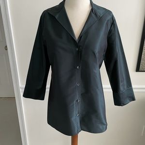 Brooks Brothers Dark Green-Size 6 - Simple Jacket  Button Up -  A True Classic